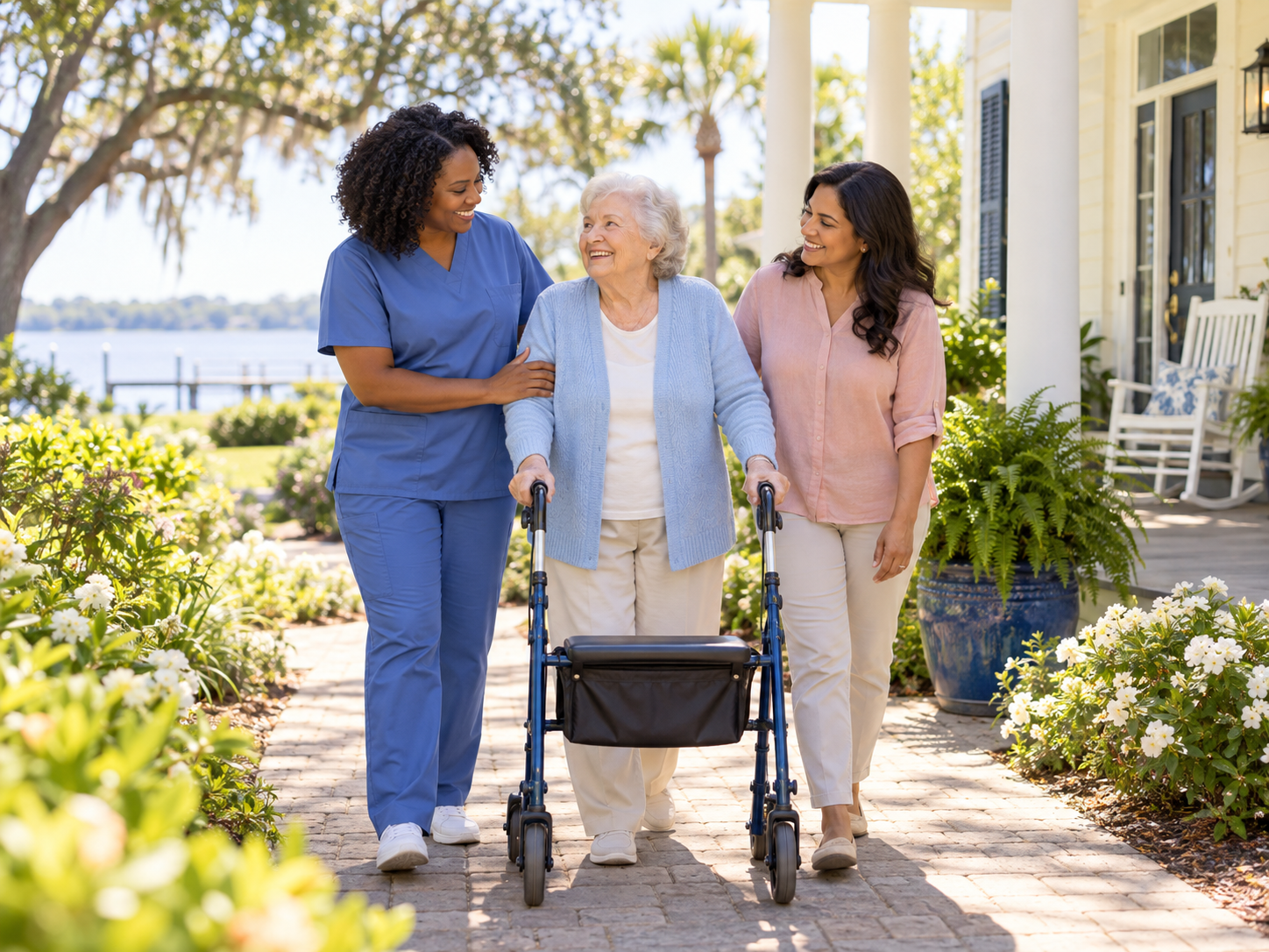 Supportive care in a positive outdoor setting