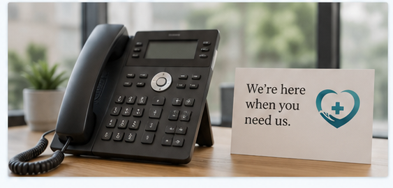 We are here when you need us