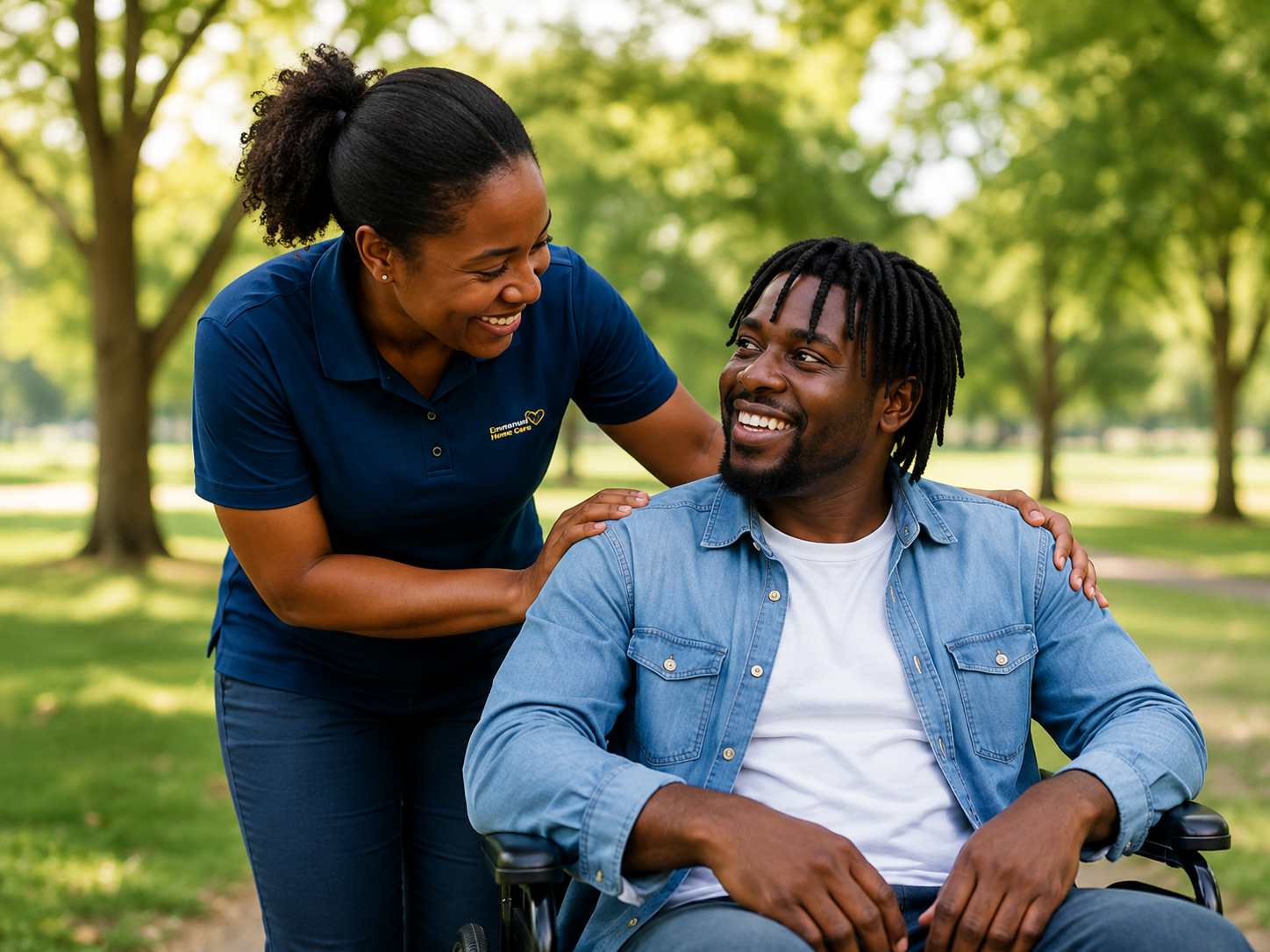 Individual receiving supportive care in the community