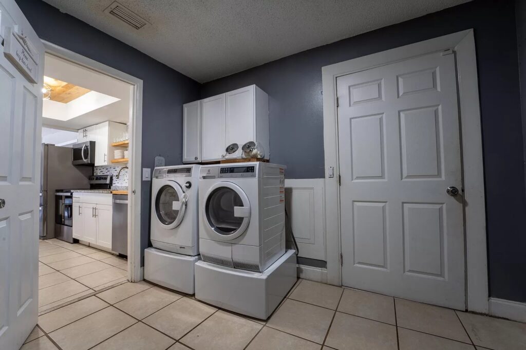 Laundry area
